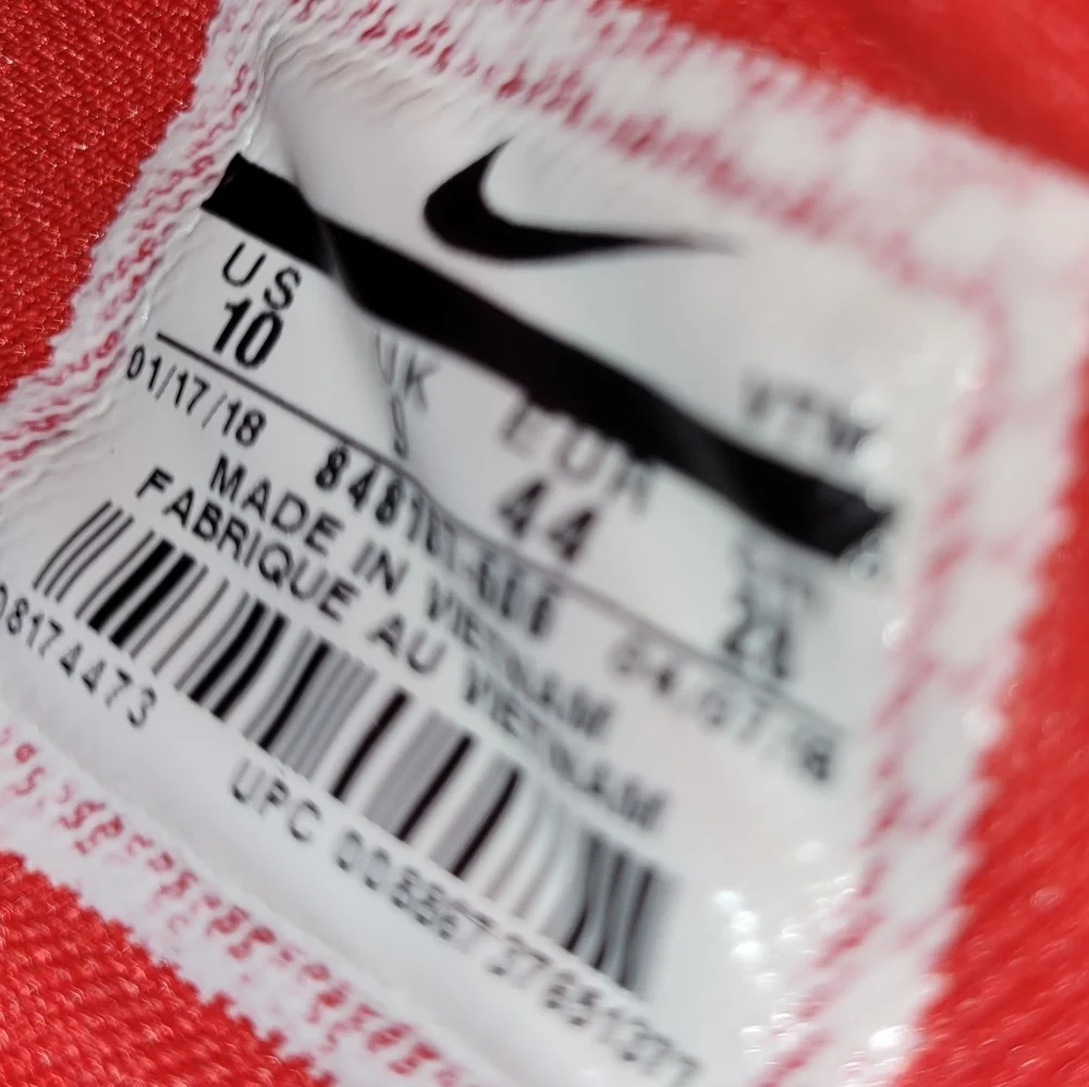 Nike Air Presto Essential University Red Midnight Navy, Size 10, 848187-606 - Picture 12 of 12